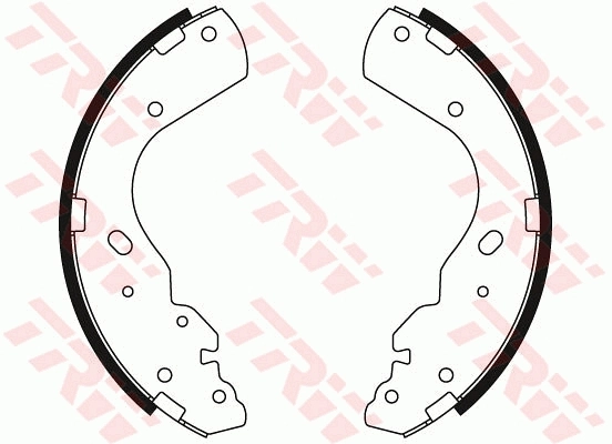 Колодки гальмові задні, барабанні TRW GS8443 ціна, від 53.44 USD