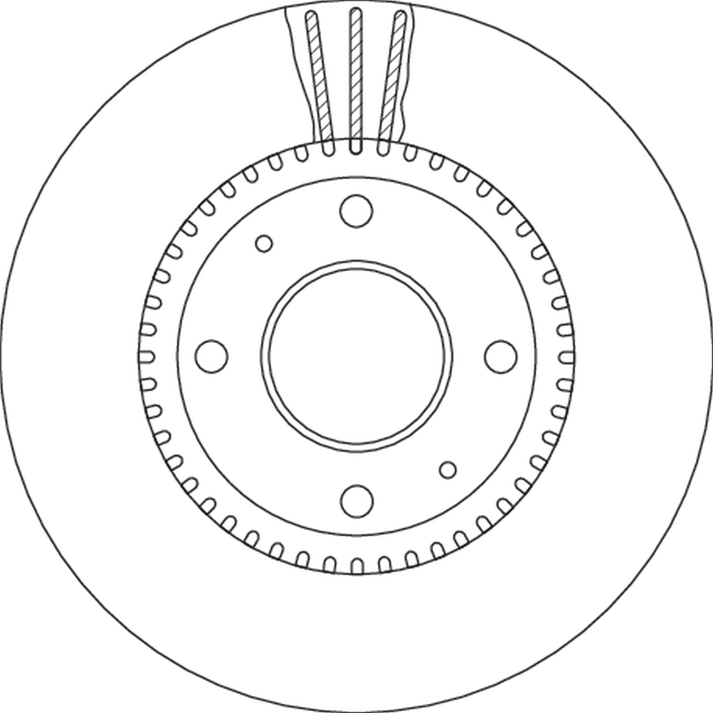 Гальмівні диски передні PRD2430 Protechnic