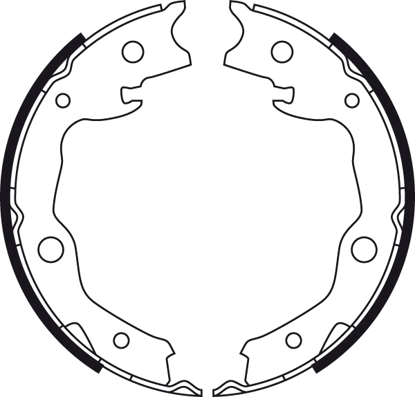 Колодки стоянкового гальма Renault Koleos 