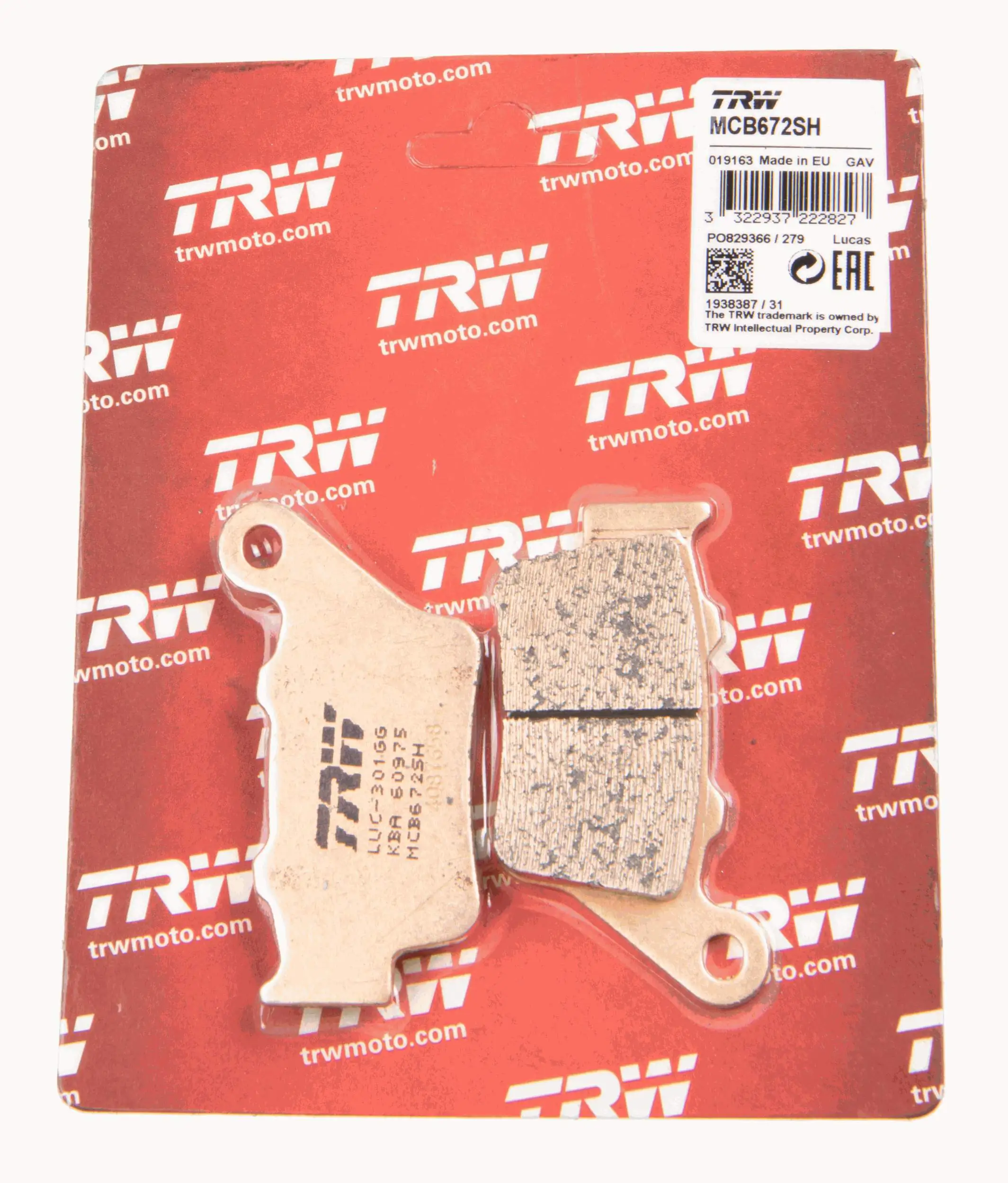 Купити 07BB02CC Brembo Задні колодки