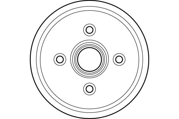 Барабан гальмівний задній Mazda 1E0126251 ціна, від 35.42 USD
