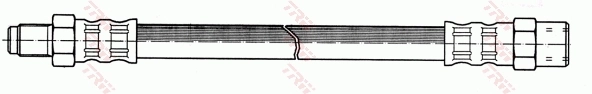 PHB239 TRW Шланг гальмівний задній