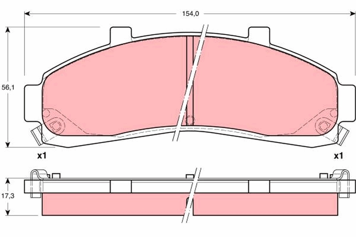 S700248 Polcar Передні гальмівні колодки