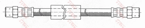 Шланг гальмівний передній K&K FT2307 ціна, від 6.05 USD