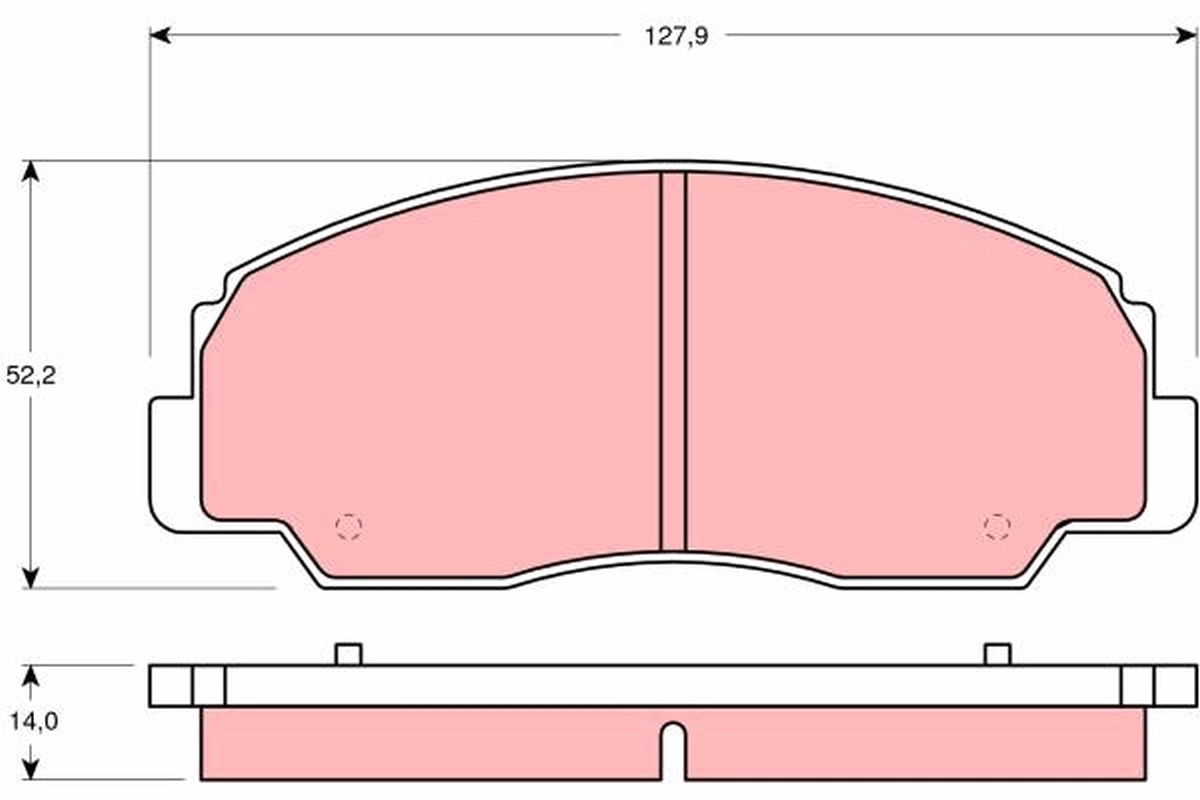 Гальмівні колодки Toko cars T2119007LD ціна, від 19.41 USD