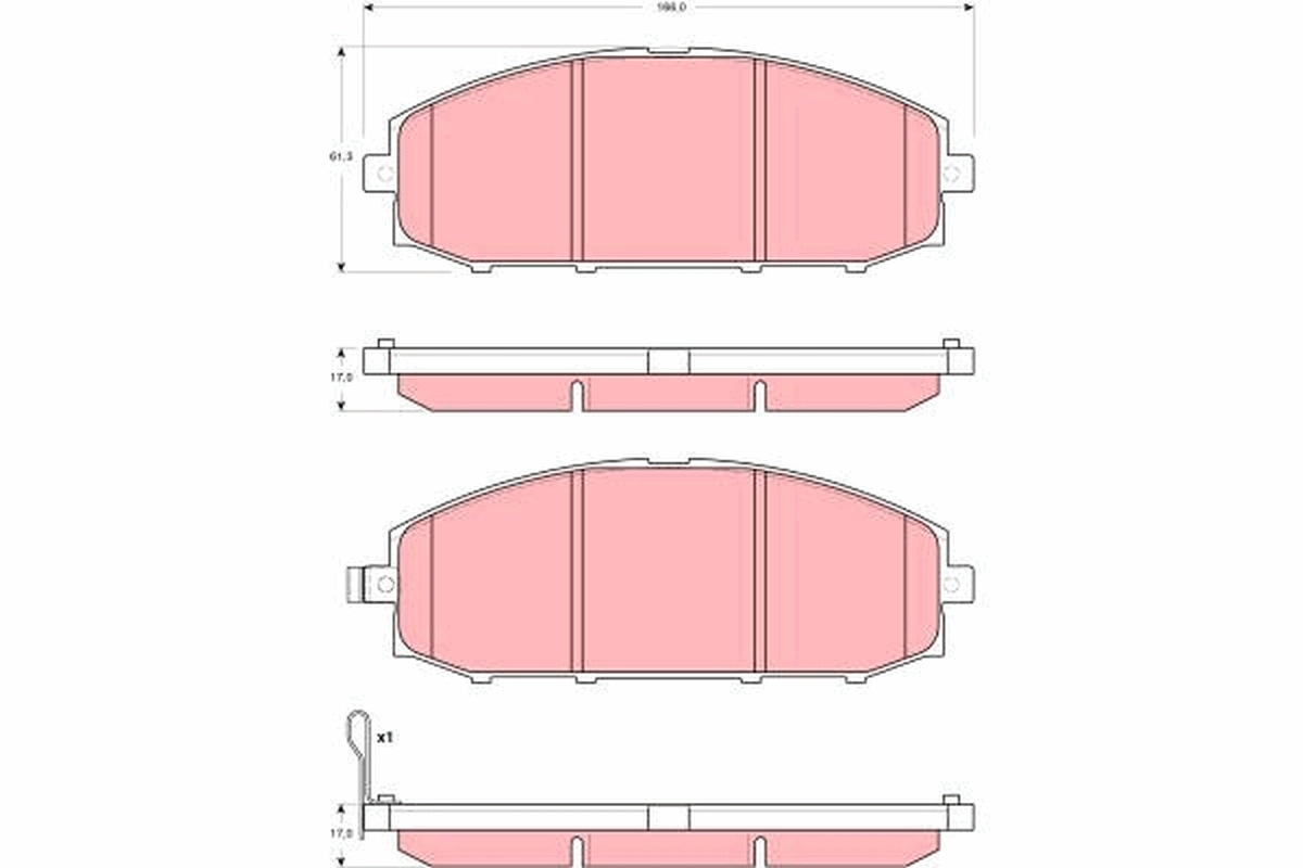 Передні тормозні колодки C11064 Japan Cars
