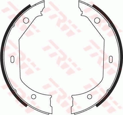 Колодки ручника 727100LSX Stellox