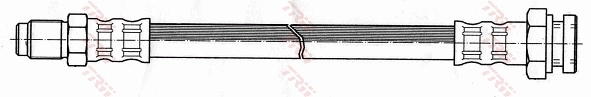 Купити 481627 Peugeot/Citroen Шланг гальмівний задній
