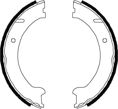 Колодки ручника 8862 Maxgear