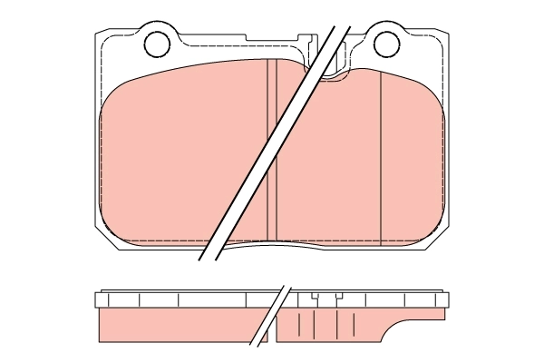 0446550161 Toyota Передні гальмівні колодки