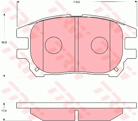 Гальмівні колодки PSP D0930 ціна, від 14.70 USD