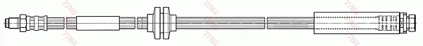 BS4219 DP Group Шланг гальмівний задній