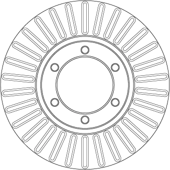 Диск переднього гальма Toko cars T2304012 ціна, від 32.93 USD