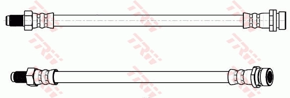 Шланг гальмівний задній Ties F0406 ціна, від 3.91 USD