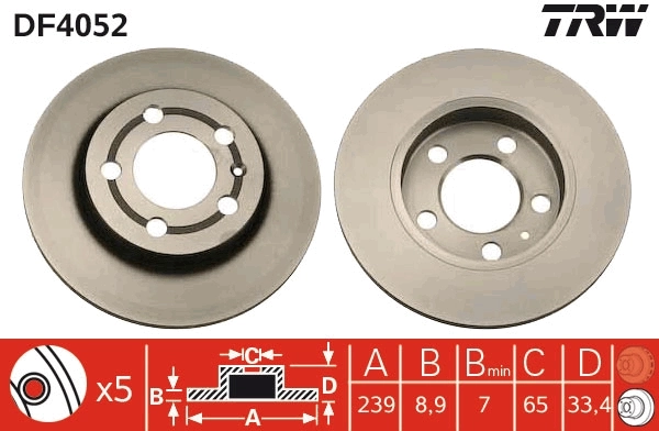 8914875 Brembo Дискові гальма