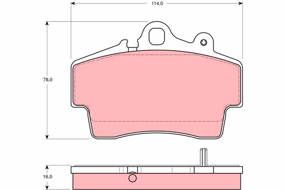 Купити 51836021 Massey Ferguson Колодки гальмівні передні, дискові