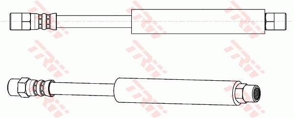 Шланг гальмівний задній, лівий Lemforder 14206 ціна, від 4.72 USD