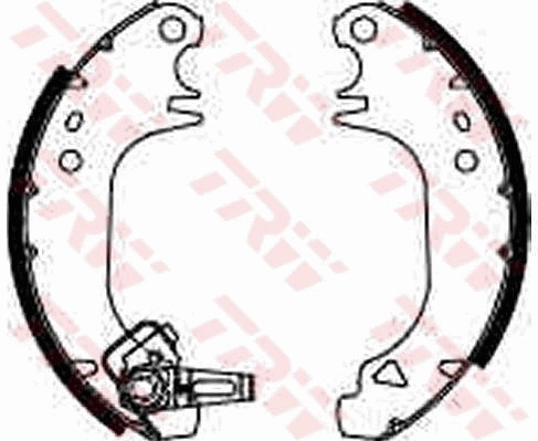 Купити 986487274 Bosch Колодки гальмові задні, барабанні