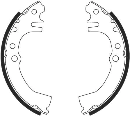 Колодки гальмові задні, барабанні Toyota 0449587210 ціна, від 19.92 USD