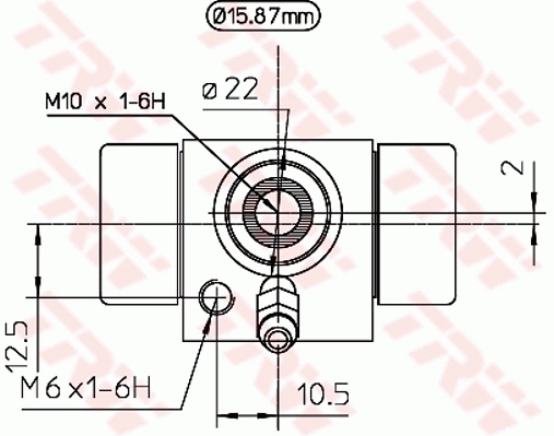 Купити LW42311 Polcar Циліндр гальмівний колісний/робітник, задній