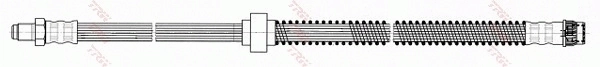 Шланг гальмівний передній K&K FT4622 ціна, від 8.51 USD