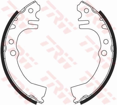 0449587210 Toyota Колодки гальмівні задні, барабанні