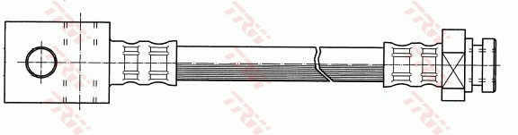 Шланг гальмівний задній 1623270080 Peugeot/Citroen
