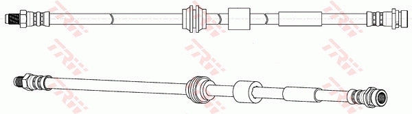 PHB695 TRW Гнучка гальмівна трубка передня