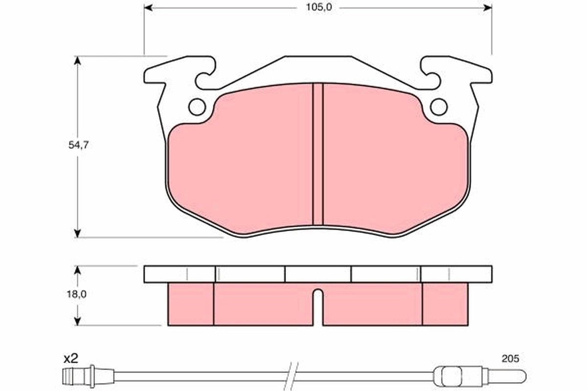 Гальмівні колодки Sfec BP000941 ціна, від 24.57 USD