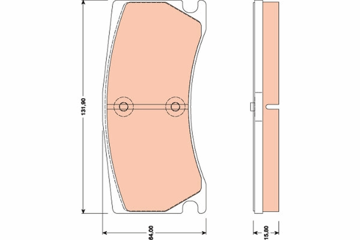 Купити 1675992680 Peugeot/Citroen Задні колодки