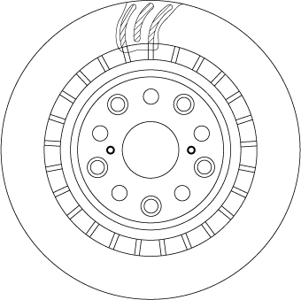 Гальмівні диски DF6039 TRW