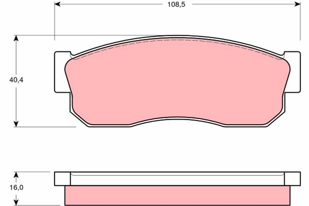 Передні тормозні колодки 572206 Jurid/Bendix