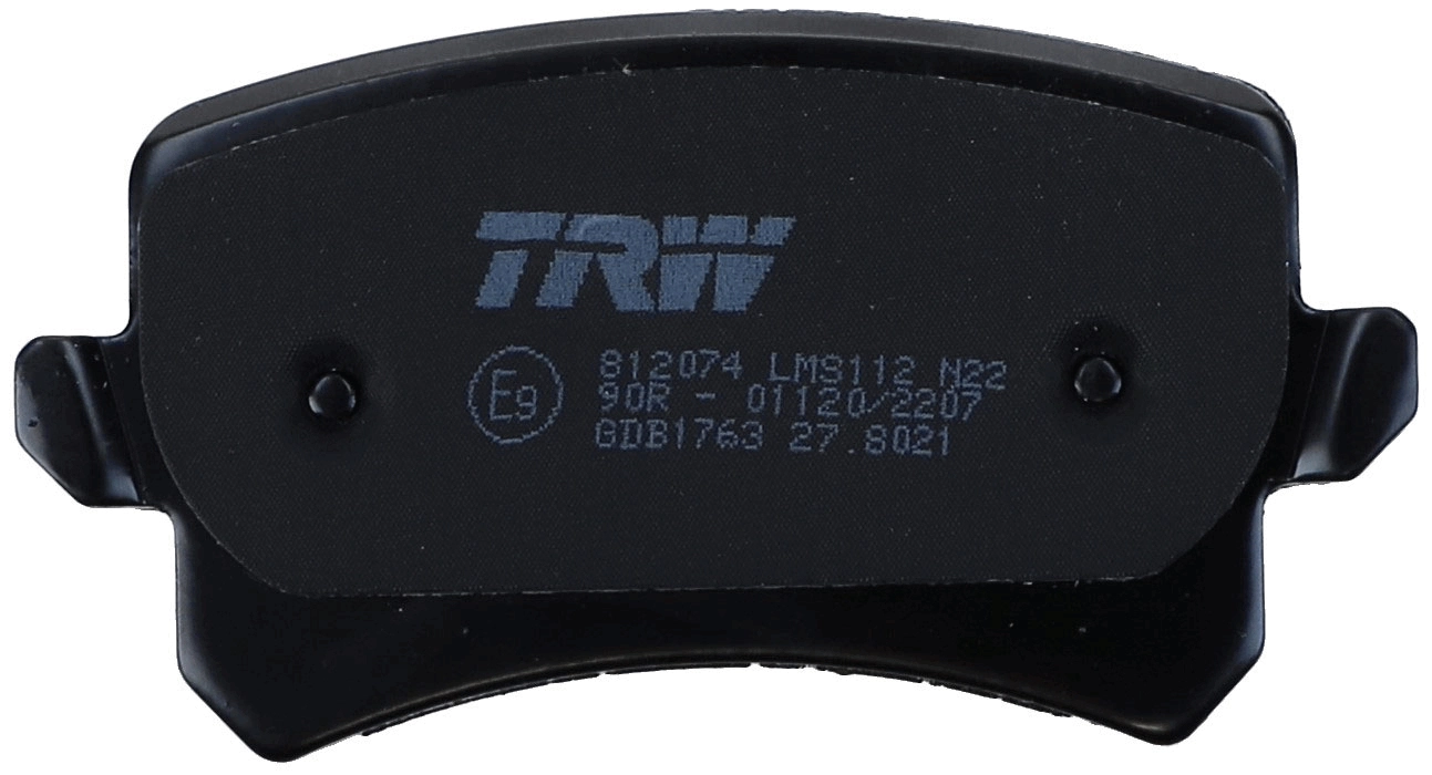 Задні гальмівні колодки GDB1763 TRW