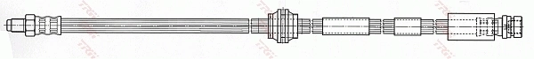 Шланг гальмівний передній Goodrem RM8123