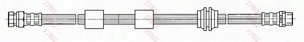 Шланг гальмівний передній Ford Galaxy I VX мінівен (WGR) (1994 - 2000) ціна, від 8.46 USD