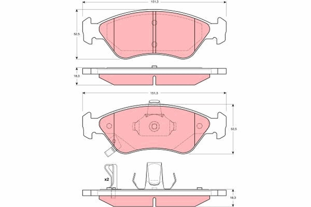 Гальмівні колодки Polcar S700450 ціна, від 14.82 USD