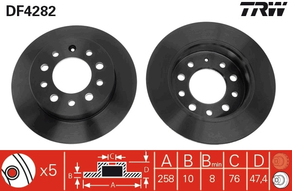 Гальмівні диски PRD5271 Protechnic