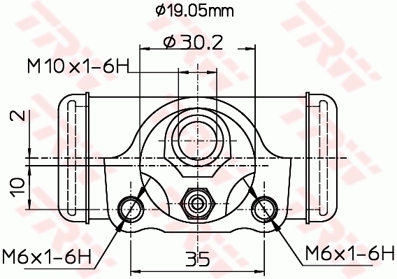 Купити LW90061 Polcar Циліндр гальмівний колісний/робітник, задній