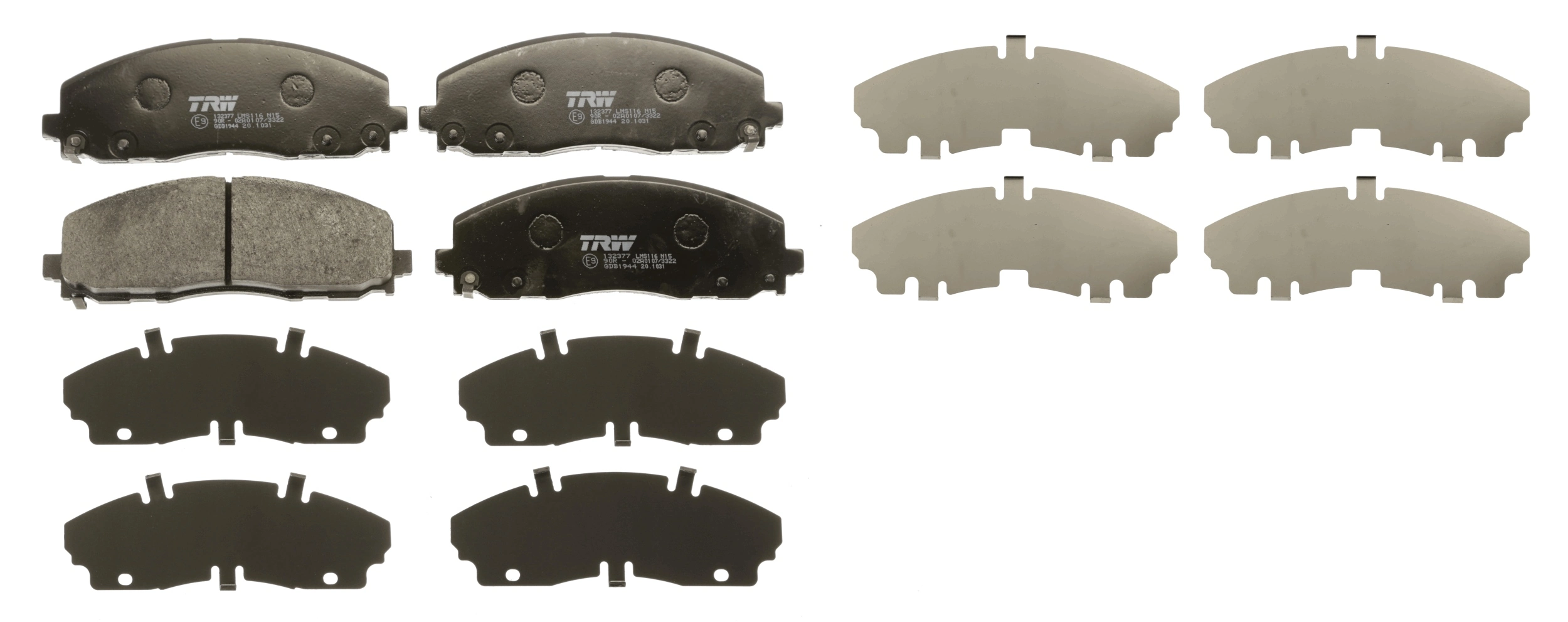 Передні тормозні колодки Z171589 Power Stop