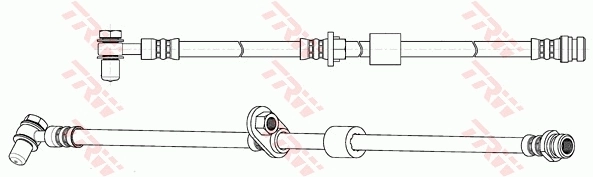 PHD1140 TRW Гнучка гальмівна трубка передня