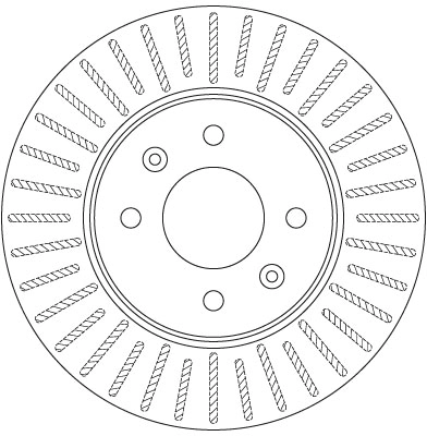 Гальмо дискове переднє на KIA Rio III UB