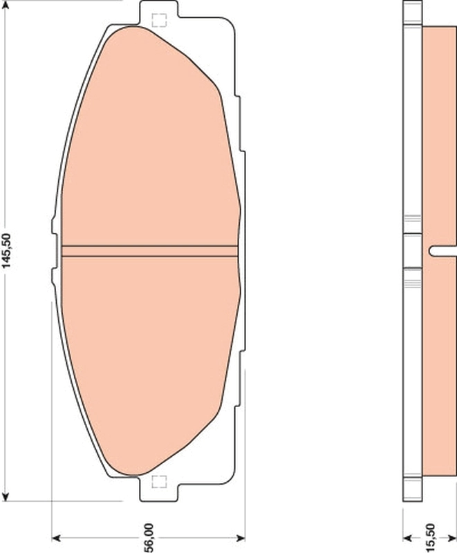 Гальмівні колодки Q-top QF0004S ціна, від 24.21 USD