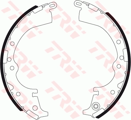 Купити FN2252 Jfbk Колодки гальмові задні, барабанні