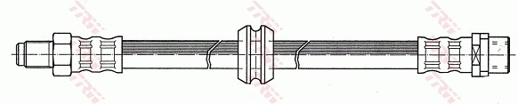 PHB251 TRW Гнучка гальмівна трубка передня