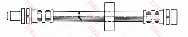 Шланг гальмівний задній K&K FT2506 ціна, від 4.54 USD