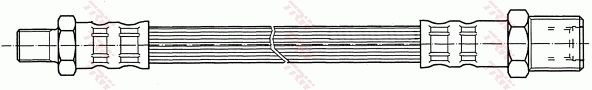 PHB436 TRW Шланг гальмівний задній