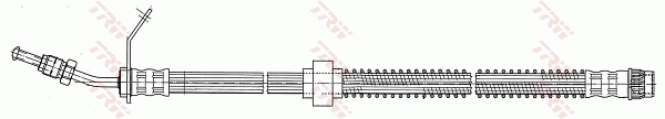 PHB539 TRW Гнучка гальмівна трубка передня