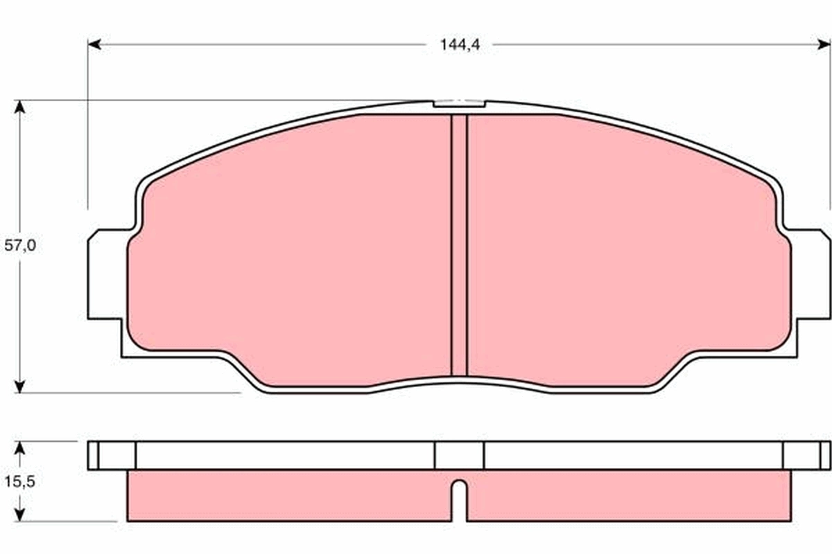 C12096PR JC Premium Передні гальмівні колодки
