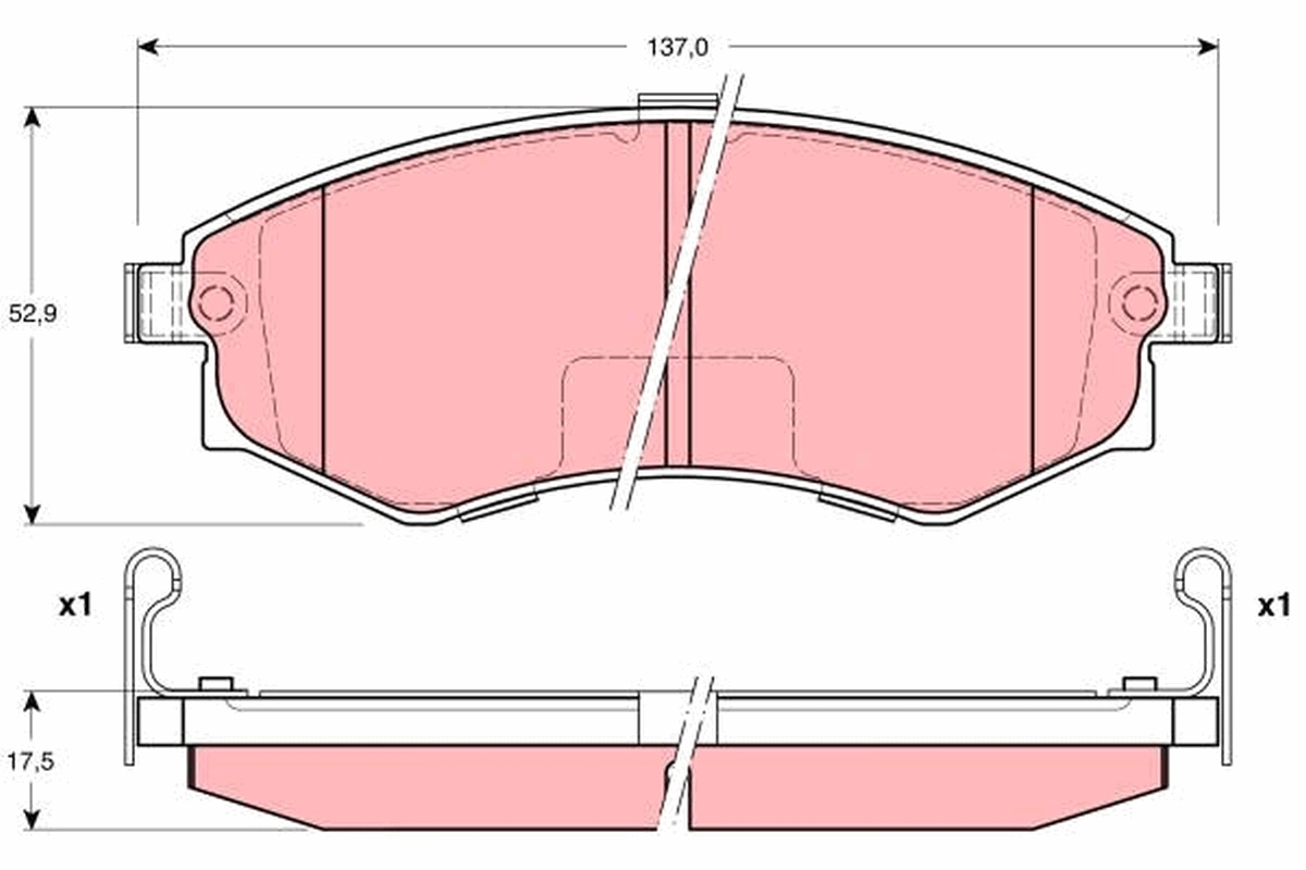 Тормозні колодки Lamda CK1503LD