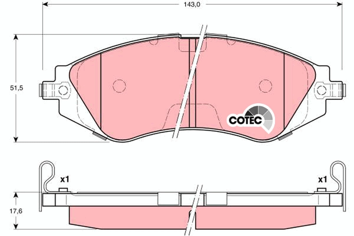 Гальмівні колодки Q-top QF1114E ціна, від 11.27 USD